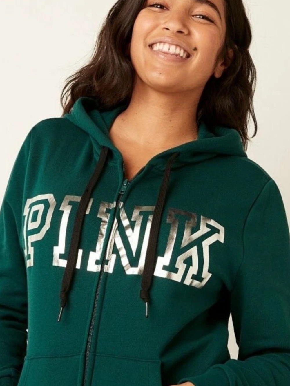 Victoria secret ~Pink~ Everyday Lounge   full zip hooded sweatshirt